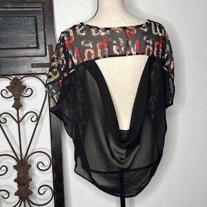 Sheer top Sz 2XL